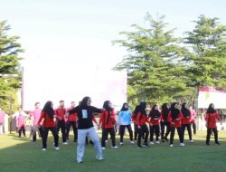 Polres Banjar Olahraga Bersama, Biar Kompak dan Sehat